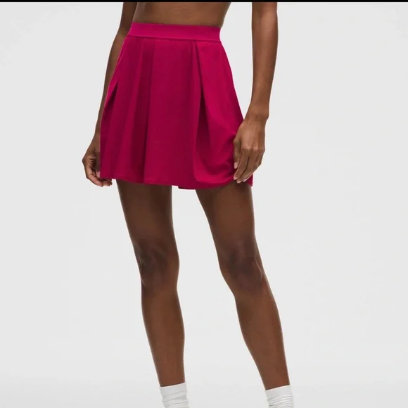 Lululemon Angled Pleat High Rise Tennis Skirt - Picture 3 of 5